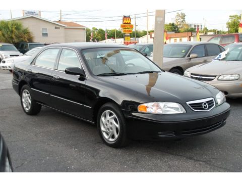 Black Onyx Mazda 626 LX.  Click to enlarge.