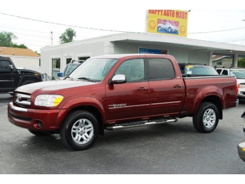 Salsa Red Pearl Toyota Tundra SR5 Double Cab.  Click to enlarge.