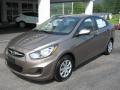 Front 3/4 View of 2012 Hyundai Accent GLS 4 Door #2