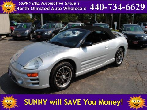 Sterling Silver Metallic Mitsubishi Eclipse Spyder GTS.  Click to enlarge.