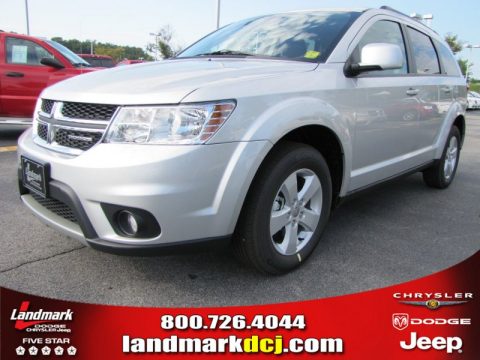 Bright Silver Metallic Dodge Journey SXT.  Click to enlarge.