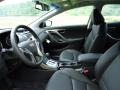  2012 Hyundai Elantra Black Interior #12