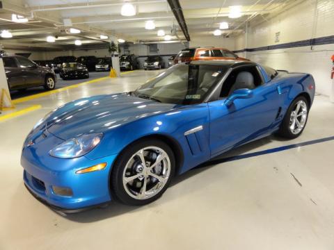 Jetstream Blue Metallic Chevrolet Corvette Grand Sport Coupe.  Click to enlarge.