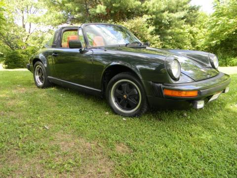 Oak Green Porsche 911 SC Targa.  Click to enlarge.