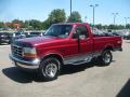 Front 3/4 View of 1995 Ford F150 XLT Regular Cab 4x4 #2