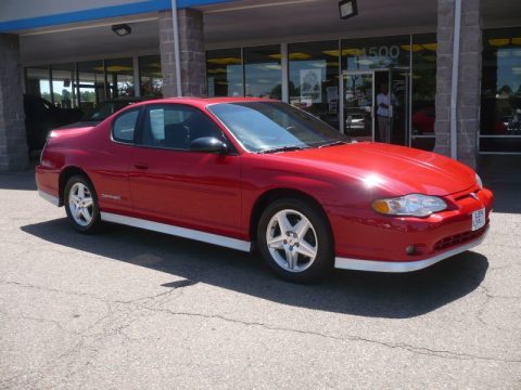 Victory Red Chevrolet Monte Carlo Supercharged SS.  Click to enlarge.