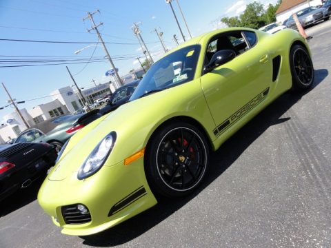 Peridot Metallic Porsche Cayman R.  Click to enlarge.