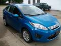 Front 3/4 View of 2012 Ford Fiesta SE Sedan #3