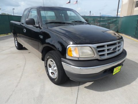 Black Ford F150 XL Extended Cab.  Click to enlarge.