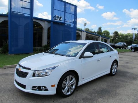 Summit White Chevrolet Cruze LTZ/RS.  Click to enlarge.