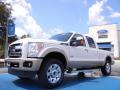 Front 3/4 View of 2012 Ford F250 Super Duty King Ranch Crew Cab 4x4 #1
