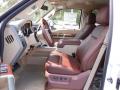 2012 Ford F250 Super Duty Chaparral Leather Interior #5