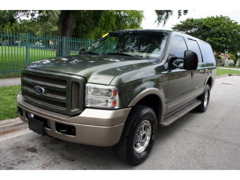 Estate Green Metallic Ford Excursion Eddie Bauer 4x4.  Click to enlarge.