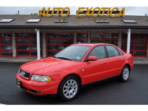 Laser Red Audi A4 1.8T Sedan.  Click to enlarge.