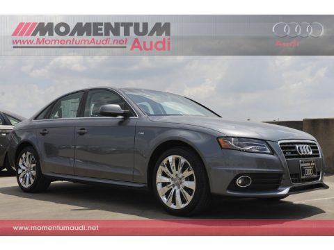Monsoon Gray Metallic Audi A4 2.0T quattro Sedan.  Click to enlarge.