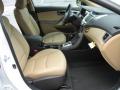  2012 Hyundai Elantra Beige Interior #20