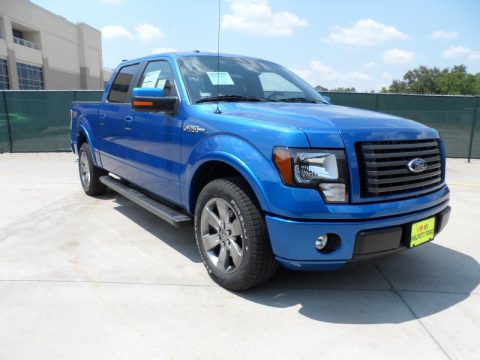 Blue Flame Metallic Ford F150 FX2 SuperCrew.  Click to enlarge.