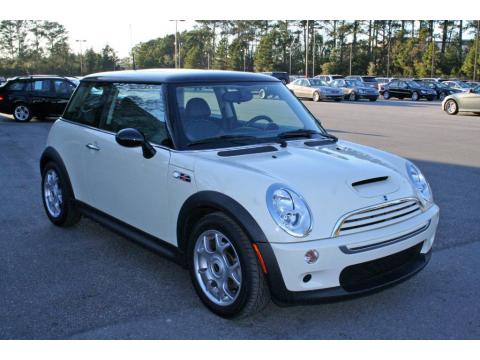 Pepper White Mini Cooper S Hardtop.  Click to enlarge.