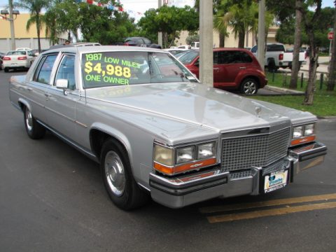 Silver Metallic Cadillac Brougham .  Click to enlarge.