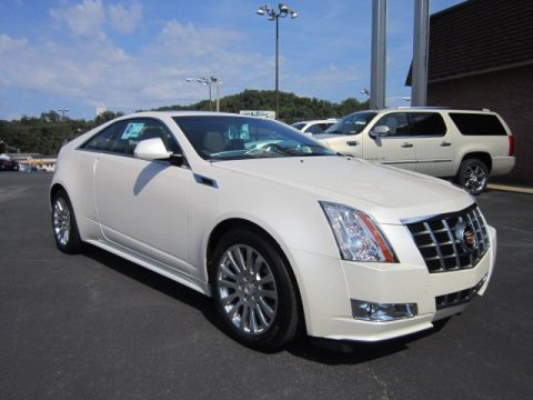 White Diamond Tricoat Cadillac CTS 4 AWD Coupe.  Click to enlarge.