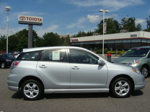 Silver Streak Mica Toyota Matrix XR AWD.  Click to enlarge.