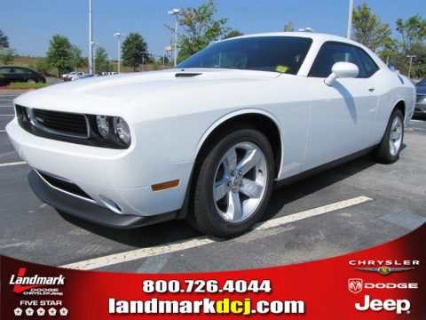 Bright White Dodge Challenger SXT.  Click to enlarge.