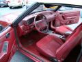  Red Interior Ford Mustang #9