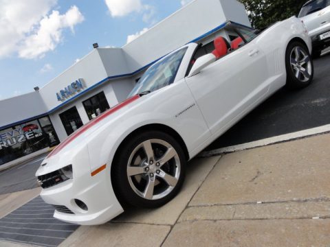 Summit White Chevrolet Camaro SS/RS Convertible.  Click to enlarge.