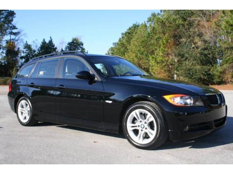 Jet Black BMW 3 Series 328i Wagon.  Click to enlarge.