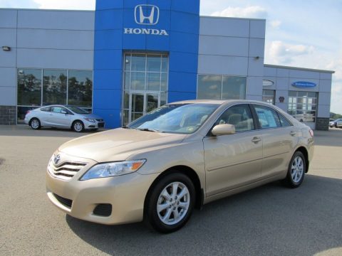 Sandy Beach Metallic Toyota Camry LE.  Click to enlarge.