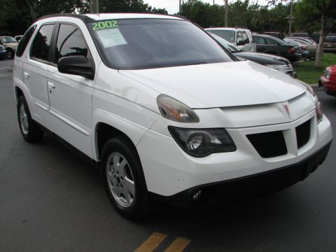 Arctic White Pontiac Aztek .  Click to enlarge.