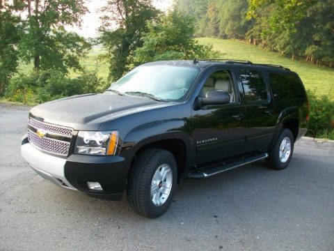 Black Chevrolet Suburban Z71 4x4.  Click to enlarge.