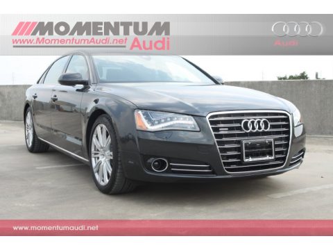 Oolong Gray Metallic Audi A8 L 4.2 quattro.  Click to enlarge.