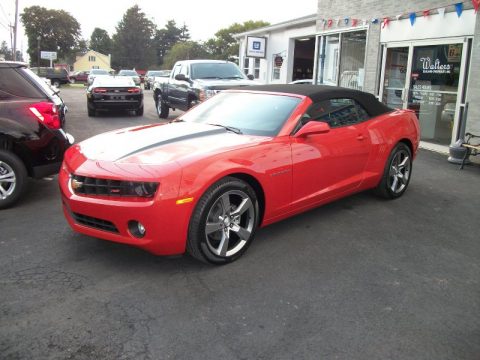 Inferno Orange Metallic Chevrolet Camaro LT/RS Convertible.  Click to enlarge.