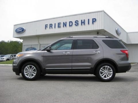 Sterling Gray Metallic Ford Explorer XLT EcoBoost.  Click to enlarge.