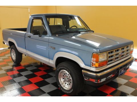 Light Crystal Blue Metallic Ford Ranger XLT Regular Cab.  Click to enlarge.