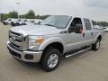 Front 3/4 View of 2012 Ford F250 Super Duty XLT Crew Cab 4x4 #7