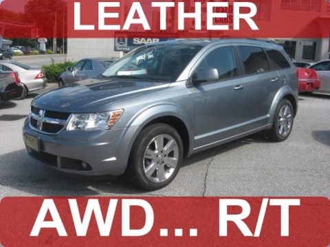 Silver Steel Metallic Dodge Journey R/T AWD.  Click to enlarge.