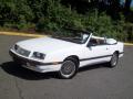 Front 3/4 View of 1989 Chrysler Lebaron GTC Turbo Convertible #23