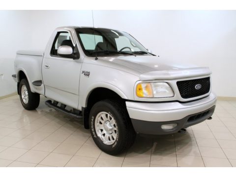 Silver Metallic Ford F150 XLT Regular Cab 4x4.  Click to enlarge.