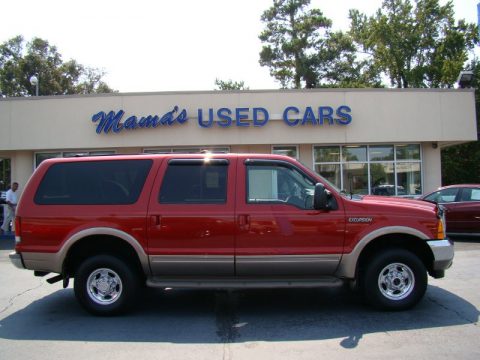 Toreador Red Metallic Ford Excursion Limited 4x4.  Click to enlarge.