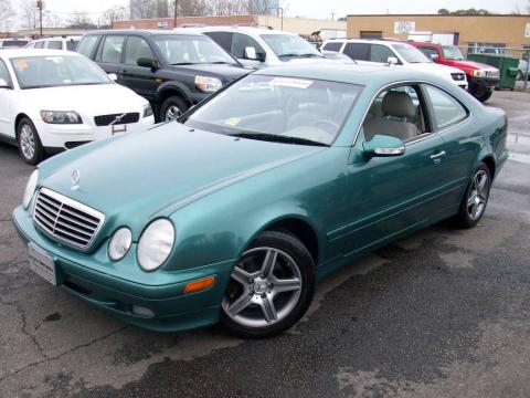 Mineral Green Metallic Mercedes-Benz CLK 320 Coupe.  Click to enlarge.