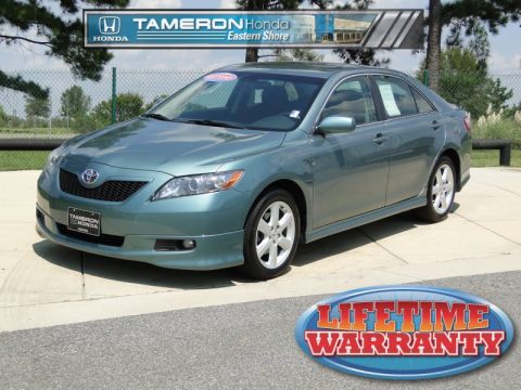 Aloe Green Metallic Toyota Camry SE.  Click to enlarge.