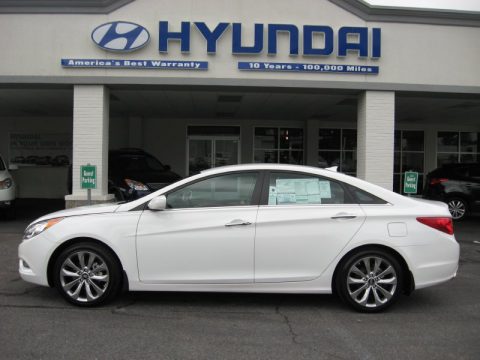 Shimmering White Hyundai Sonata SE. Click to enlarge. Shimmering White Hyundai Sonata SE. Click to enlarge.