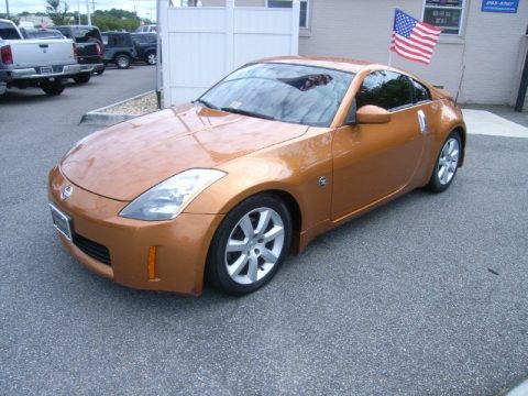 Le Mans Sunset Metallic Nissan 350Z Touring Coupe.  Click to enlarge.