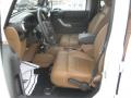  2012 Jeep Wrangler Unlimited Black/Dark Saddle Interior #13