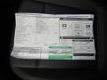  2012 Volkswagen Beetle 2.5L Window Sticker #21