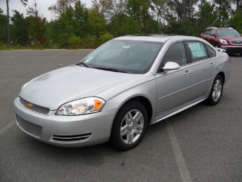 Silver Ice Metallic Chevrolet Impala LT.  Click to enlarge.