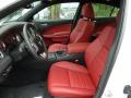  2012 Dodge Charger Black/Red Interior #17