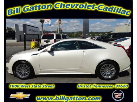 White Diamond Tricoat Cadillac CTS Coupe.  Click to enlarge.